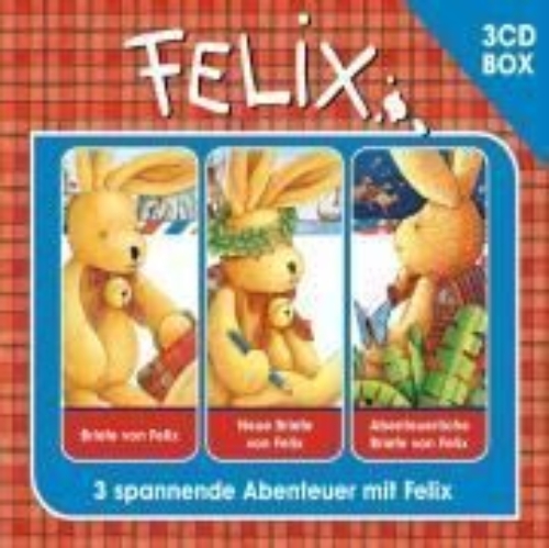 Buchcover und Innenansicht für das Buch: Felix Hörspielbox