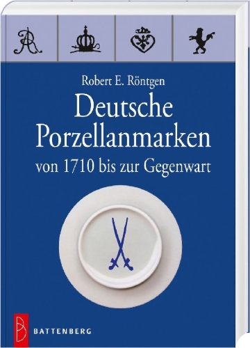 Buchcover und Innenansicht für das Buch: Deutsche Porzellanmarken