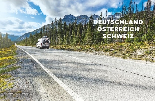 Buchcover und Innenansicht für das Buch: Yes we camp! Camping an Natur- und Nationalparks