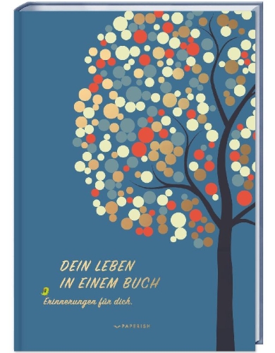 Buchcover und Innenansicht für das Buch: Dein Leben in einem Buch