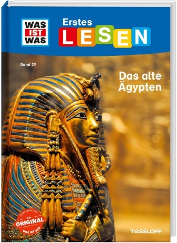 Buchcover und Innenansicht für das Buch: WAS IST WAS Erstes Lesen Band 27. Das alte Ägypten
