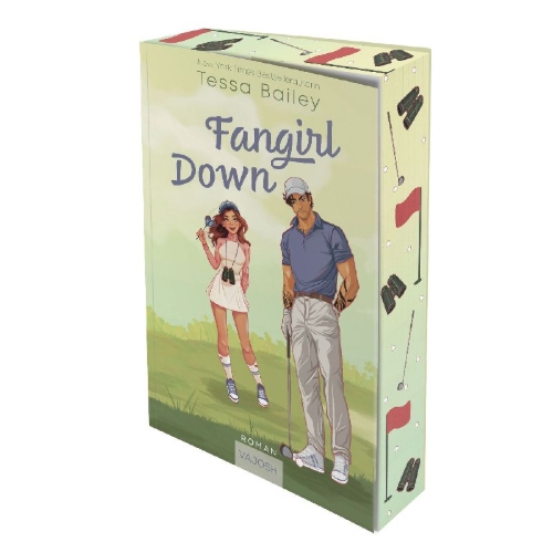 Buchcover und Innenansicht für das Buch: Fangirl Down