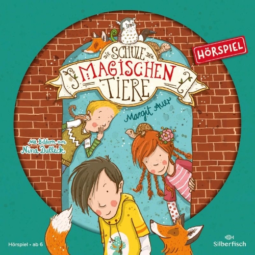 Buchcover und Innenansicht für das Buch: Die Schule der magischen Tiere 01 (Hörspiel)