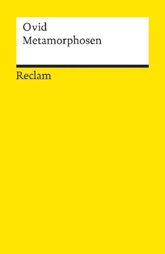 Buchcover und Innenansicht für das Buch: Metamorphosen. Epos in 15 Büchern