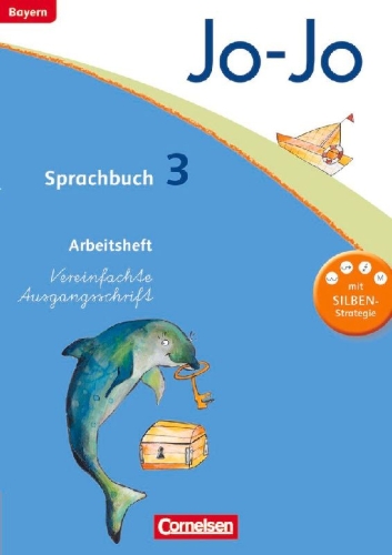 Buchcover und Innenansicht für das Buch: Jo-Jo Sprachbuch - Grundschule Bayern. 3. Jahrgangsstufe - Arbeitsheft in Vereinfachter Ausgangsschrift
