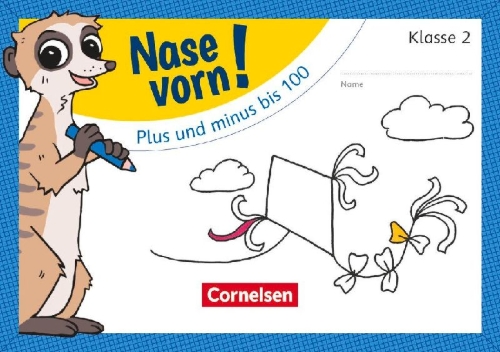 Buchcover und Innenansicht für das Buch: Nase vorn! - Mathematik 2. Schuljahr - Plus und minus bis 100