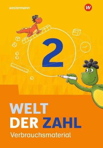 Buchcover und Innenansicht für das Buch: Welt der Zahl 2. Schulbuch. Verbrauch