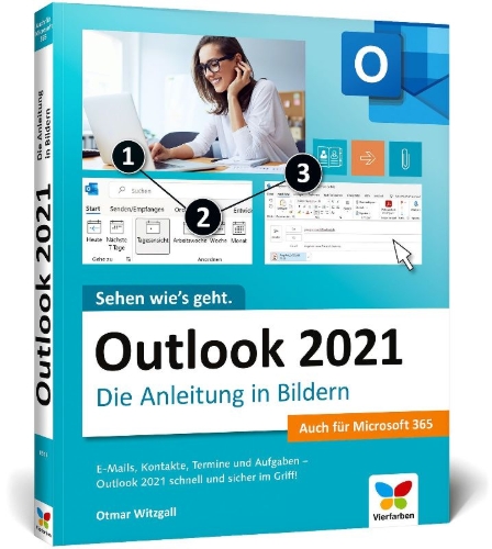 Buchcover und Innenansicht für das Buch: Outlook 2021