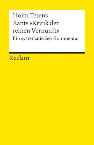 Buchcover und Innenansicht für das Buch: Kants "Kritik der reinen Vernunft"