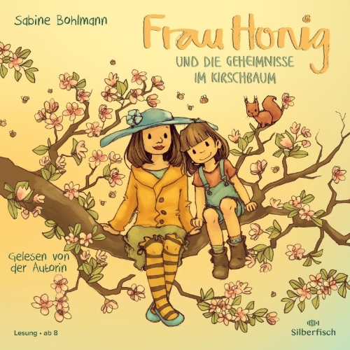 Buchcover und Innenansicht für das Buch: Frau Honig: Frau Honig und die Geheimnisse im Kirschbaum