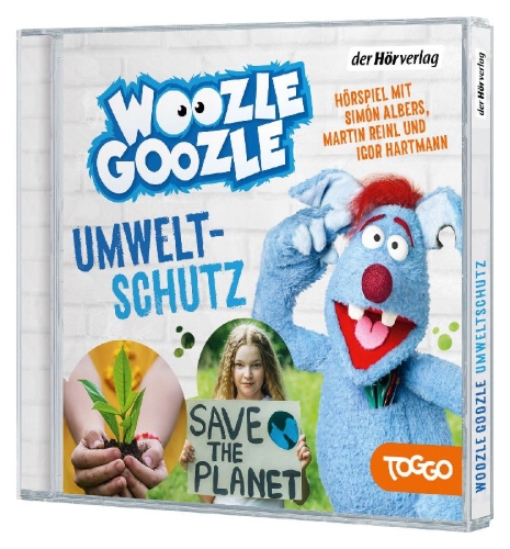 Buchcover und Innenansicht für das Buch: Woozle Goozle - Umweltschutz