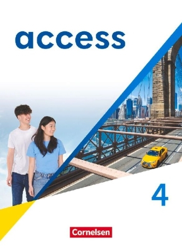 Buchcover und Innenansicht für das Buch: Access Band 4: 8. Schuljahr - Allgemeine Ausgabe 2022 - Schulbuch (Kartoniert)