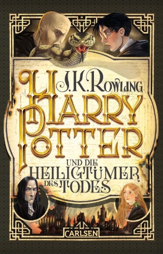 Buchcover und Innenansicht für das Buch: Harry Potter and the Deathly Hallows