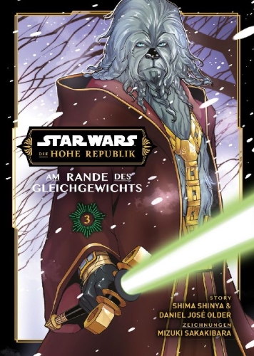 Buchcover und Innenansicht für das Buch: Star Wars: Die Hohe Republik - Am Rande des Gleichgewichts (Manga) 03