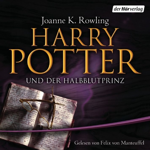 Buchcover und Innenansicht für das Buch: Harry Potter 6 und der Halbblutprinz. Ausgabe für Erwachsene