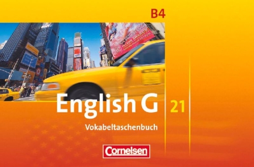 Buchcover und Innenansicht für das Buch: English G 21. Ausgabe B 4. Vokabeltaschenbuch