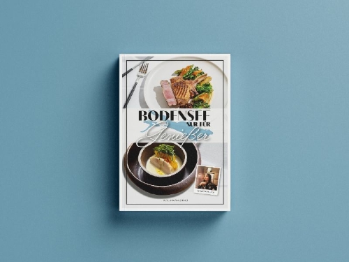 Buchcover und Innenansicht für das Buch: Bodensee für Genießer