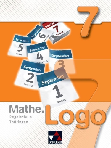 Buchcover und Innenansicht für das Buch: Mathe.Logo 7 Regelschule Thüringen