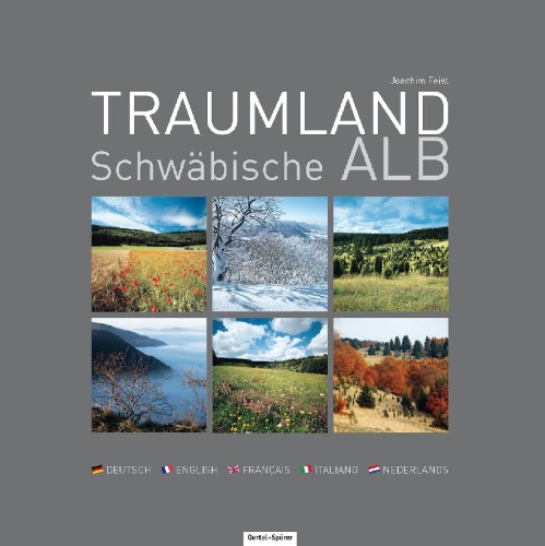 Buchcover und Innenansicht für das Buch: Traumland Schwäbische Alb
