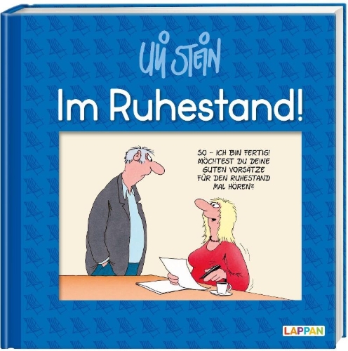 Buchcover und Innenansicht für das Buch: Im Ruhestand!