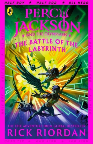 Buchcover und Innenansicht für das Buch: Percy Jackson 04. Die Schlacht um das Labyrinth