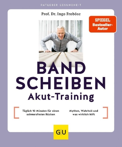 Buchcover und Innenansicht für das Buch: Bandscheiben-Akut-Training
