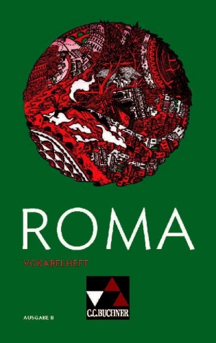 Buchcover und Innenansicht für das Buch: ROMA B Vokabelheft