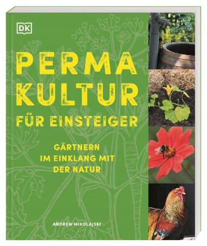 Buchcover und Innenansicht für das Buch: Permakultur für Einsteiger