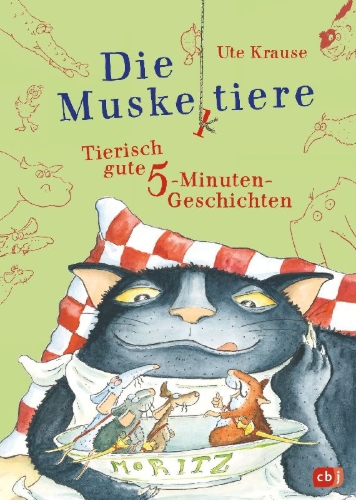 Buchcover und Innenansicht für das Buch: Die Muskeltiere - Tierisch gute 5-Minuten-Geschichten