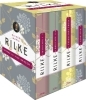 Buchcover und Innenansicht für das Buch: Rainer Maria Rilke, Werke in vier Bänden (Gedichte I - Gedichte II - Erzählende Prosa - Schriften) (4 Bände im Schuber)