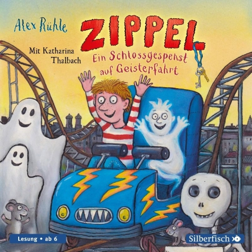 Buchcover und Innenansicht für das Buch: Zippel - Ein Schlossgespenst auf Geisterfahrt