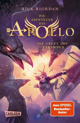 Buchcover und Innenansicht für das Buch: The Trials of Apollo, Book 4: The Tomb of the Tyrant