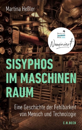 Buchcover und Innenansicht für das Buch: Sisyphos im Maschinenraum