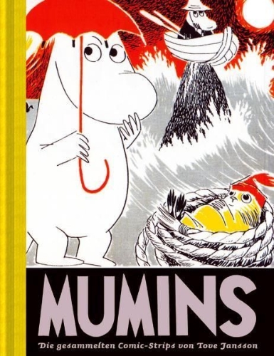 Buchcover und Innenansicht für das Buch: Mumins 4