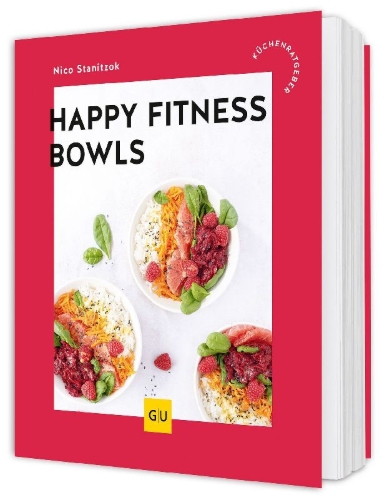 Buchcover und Innenansicht für das Buch: Happy Fitness-Bowls