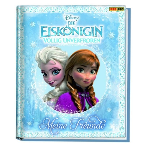 Buchcover und Innenansicht für das Buch: Disney Die Eiskönigin: Völlig unverfroren Freundebuch