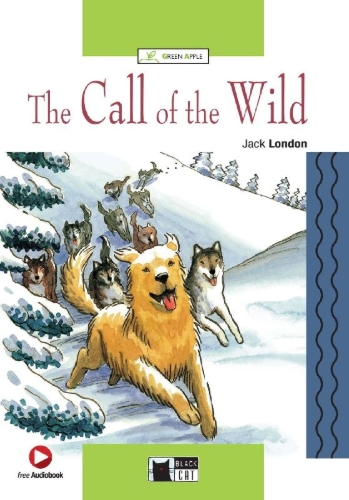 Buchcover und Innenansicht für das Buch: The Call of the Wild. Buch + Audio-CD