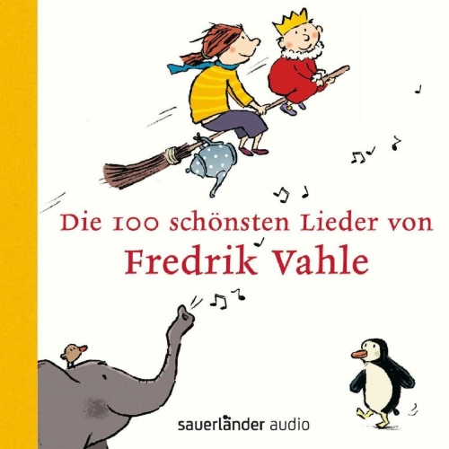 Buchcover und Innenansicht für das Buch: Die 100 schönsten Lieder von Fredrik Vahle