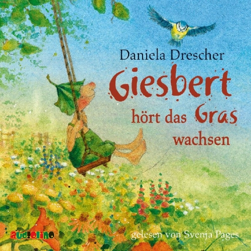 Buchcover und Innenansicht für das Buch: Giesbert hört das Gras wachsen