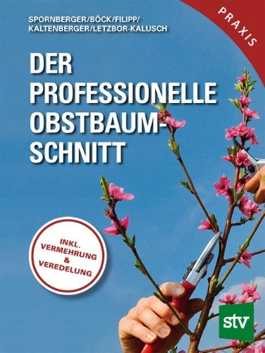 Buchcover und Innenansicht für das Buch: Der professionelle Obstbaumschnitt