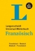 Buchcover und Innenansicht für das Buch: Langenscheidt Universal-Wörterbuch Französisch