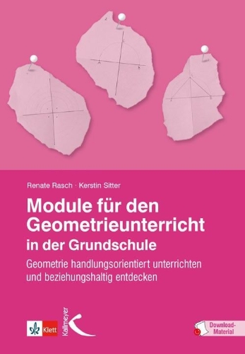 Buchcover und Innenansicht für das Buch: Module für den Geometrieunterricht in der Grundschule