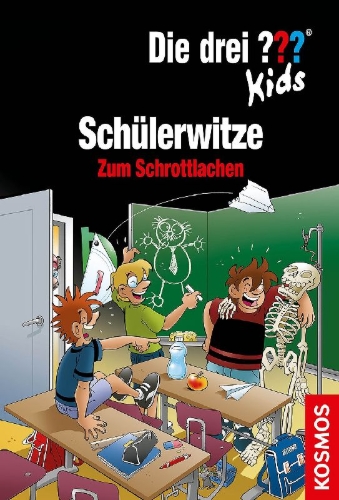 Buchcover und Innenansicht für das Buch: Die drei ??? Kids, Schülerwitze