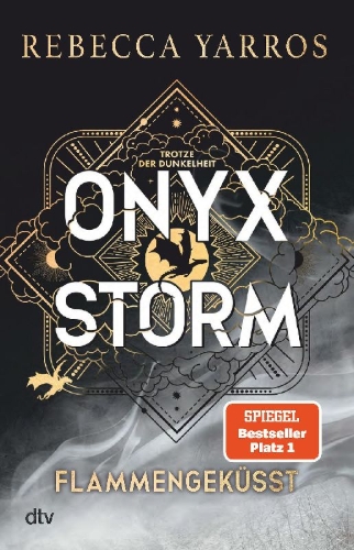 Buchcover und Innenansicht für das Buch: Onyx Storm (The Empyrean #3)