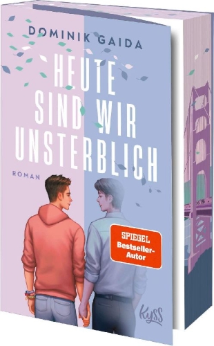 Buchcover und Innenansicht für das Buch: Heute sind wir unsterblich