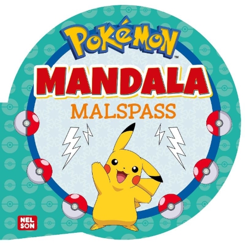 Buchcover und Innenansicht für das Buch: Pokémon Activity-Buch: Mandala-Malspaß