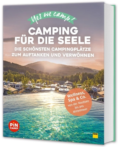 Buchcover und Innenansicht für das Buch: Yes we camp! Camping für die Seele