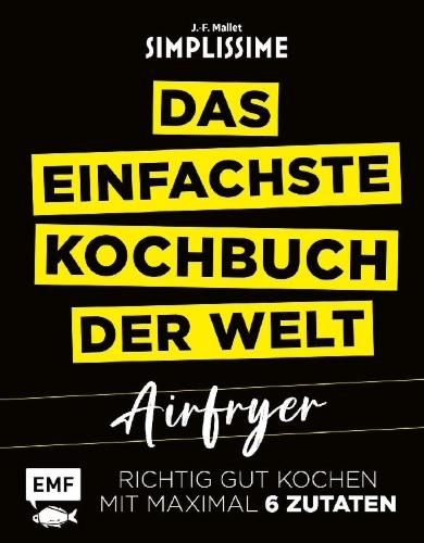 Buchcover und Innenansicht für das Buch: Simplissime - Les Recettes au Airfryer NInja