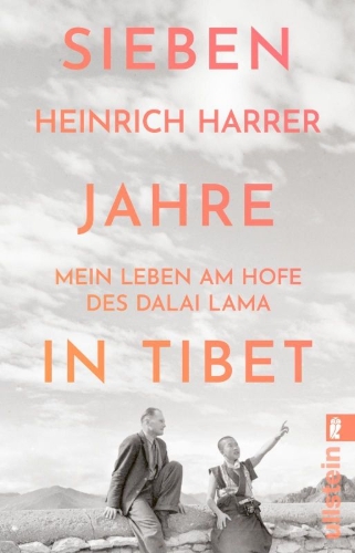 Buchcover und Innenansicht für das Buch: Sieben Jahre in Tibet