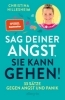 Buchcover und Innenansicht für das Buch: Sag deiner Angst, sie kann gehen!